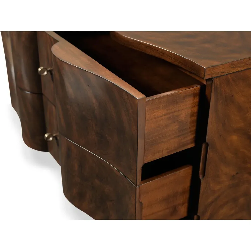 Cumberbund Bachelor Chest - Dark Brown