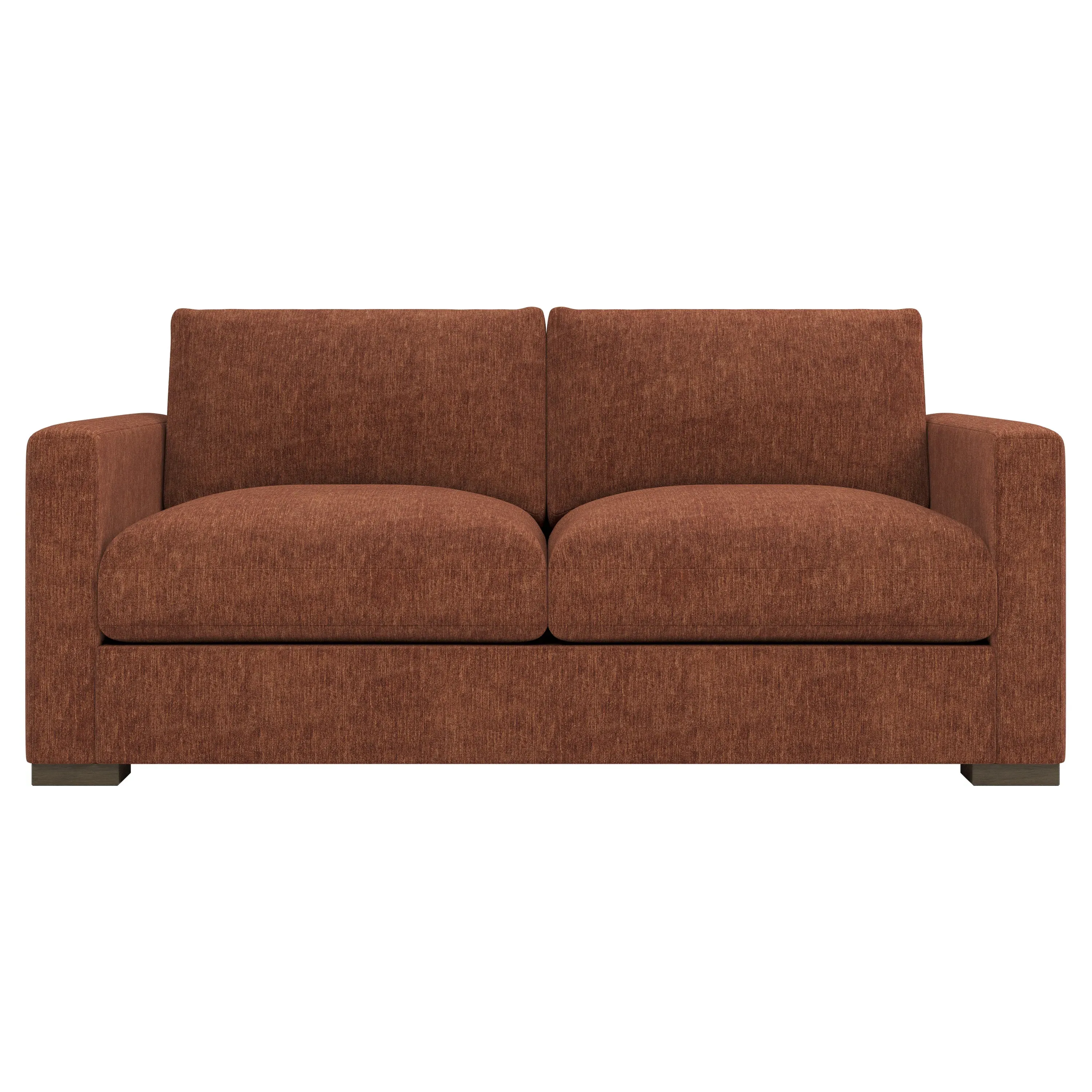 Curtis 2-Seater Sofa with Deep Seat - Chestnut