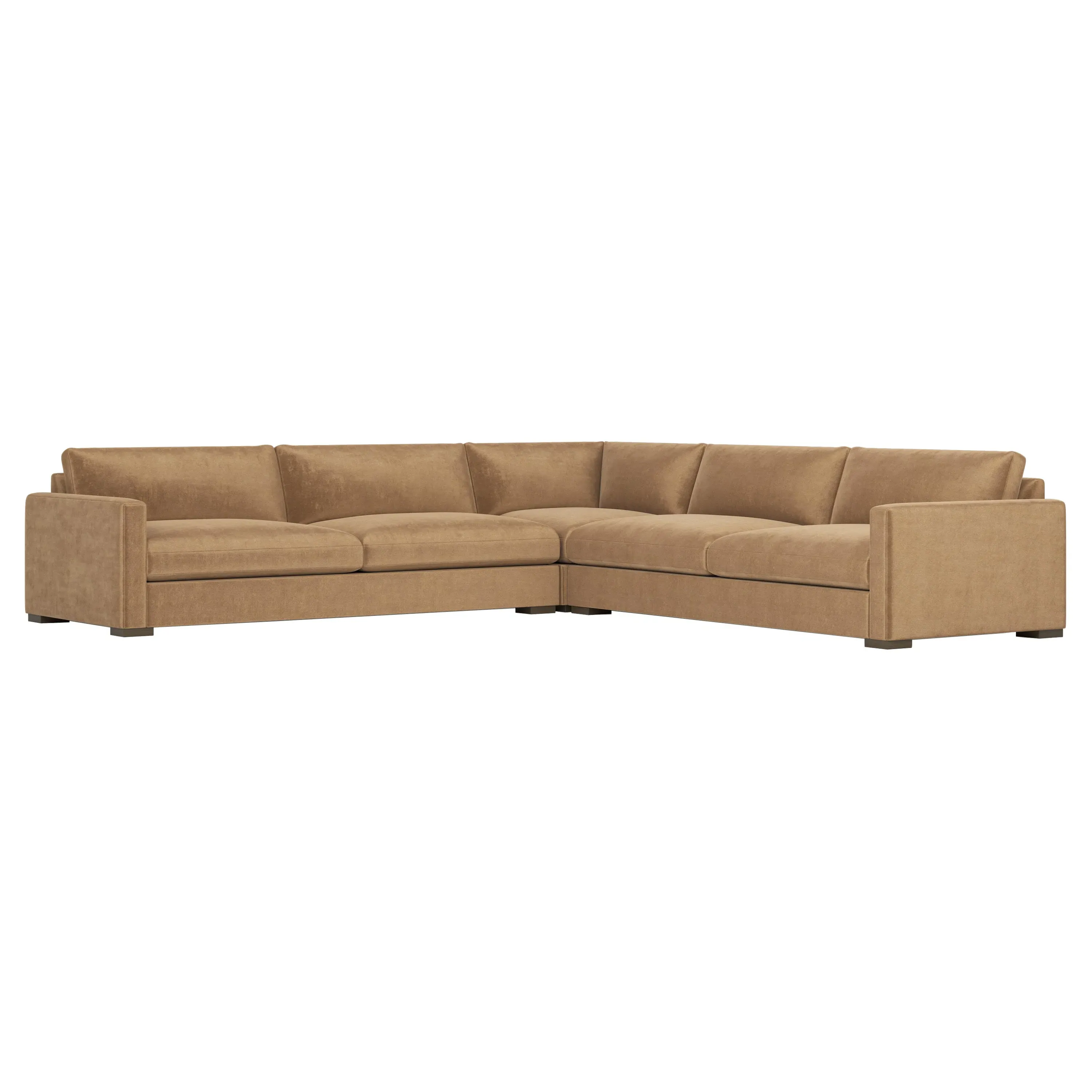 Curtis Corner Sectional - Nutmeg