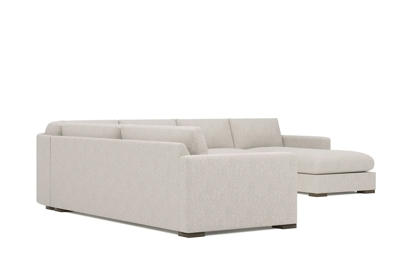 Curtis Curved U-Shaped Sectional with Left Chaise - Water's Edge