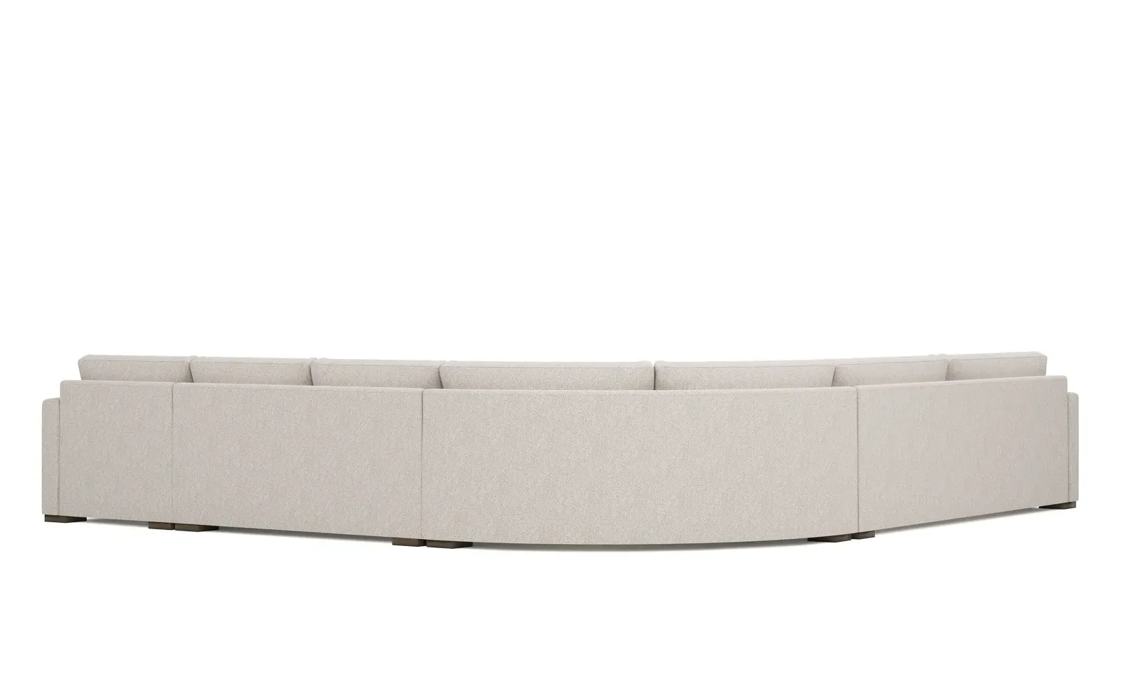 Curtis Curved U-Shaped Sectional with Left Chaise - Water's Edge
