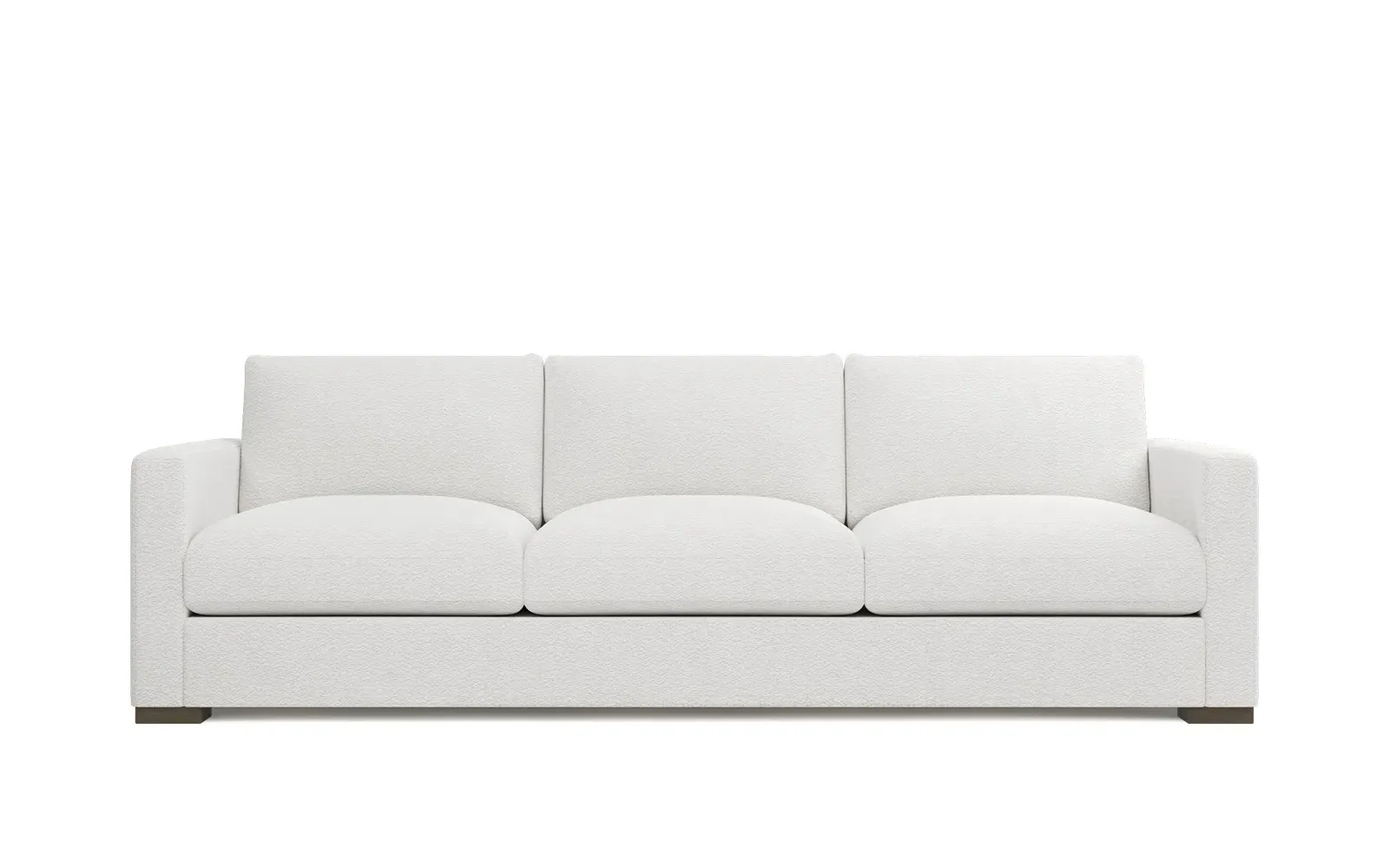 Curtis Deep Seat Performance Sofa - White Lamb