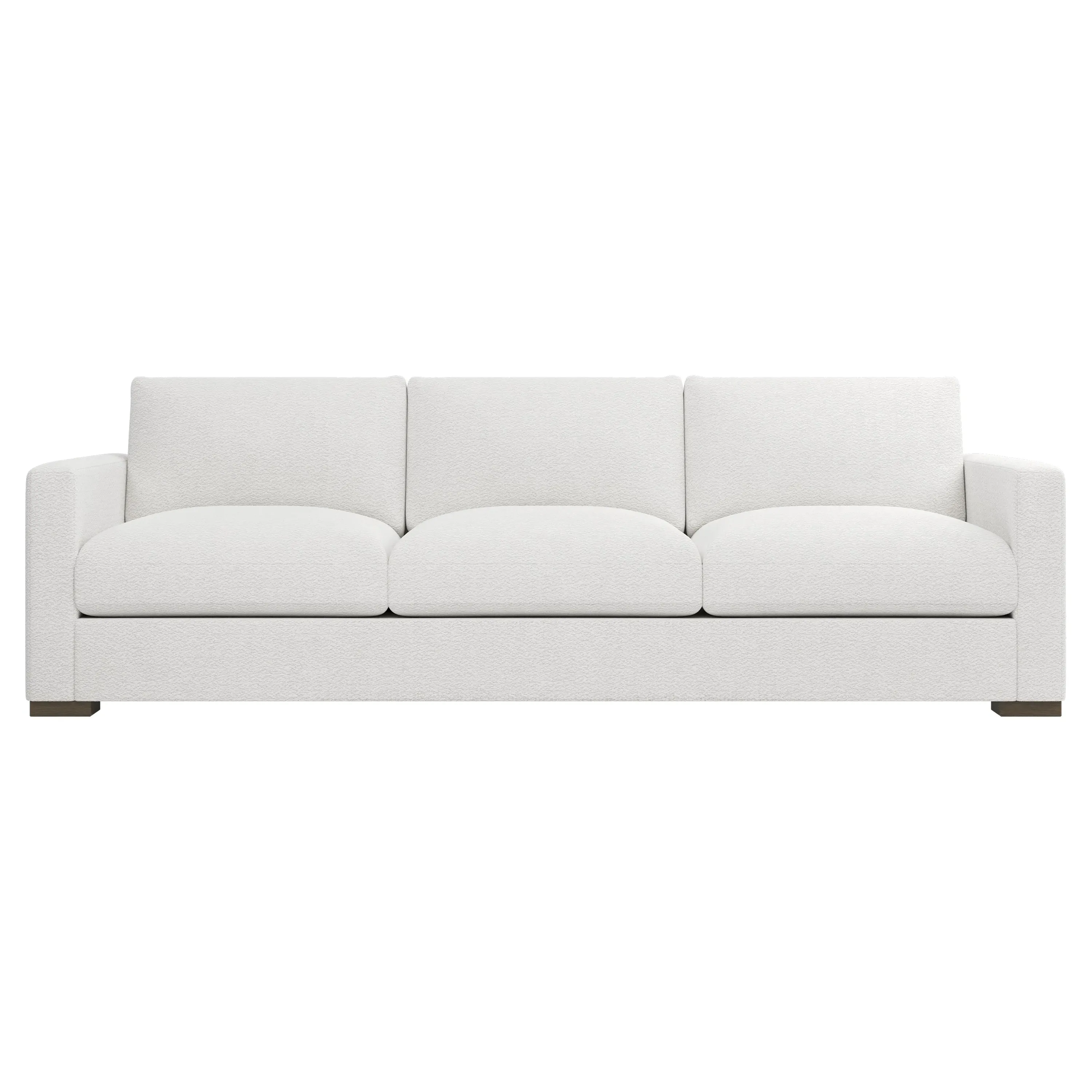 Curtis Deep Seat Performance Sofa - White Lamb