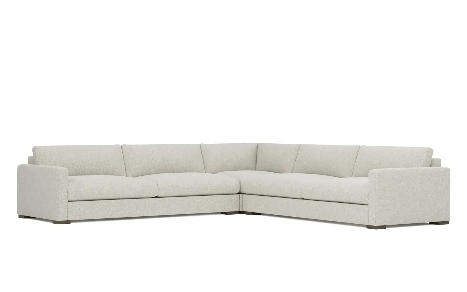Curtis L-Shaped Corner Sectional - Alabaster