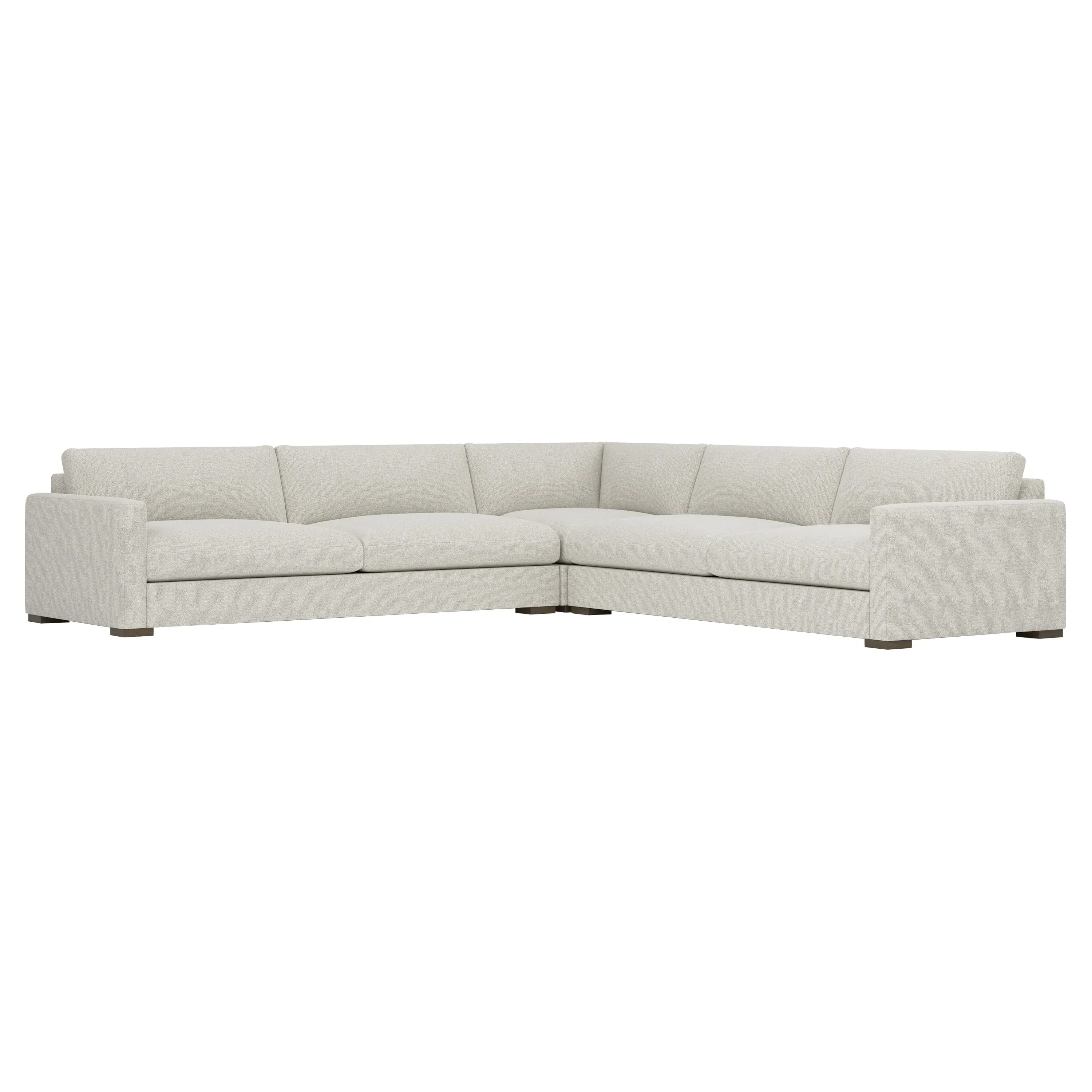 Curtis L-Shaped Corner Sectional - Alabaster image