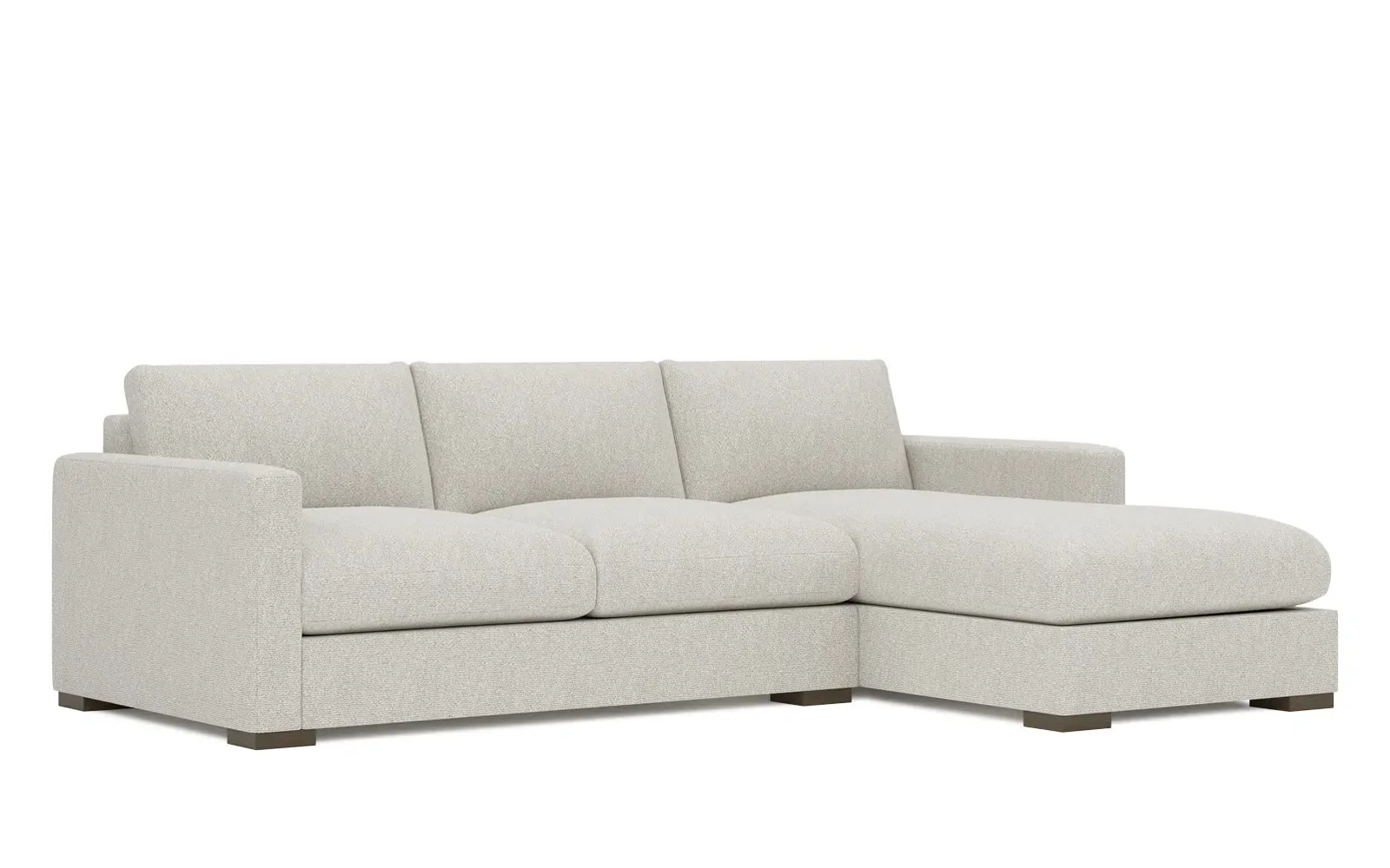 Curtis Left Chaise Sectional - Alabaster