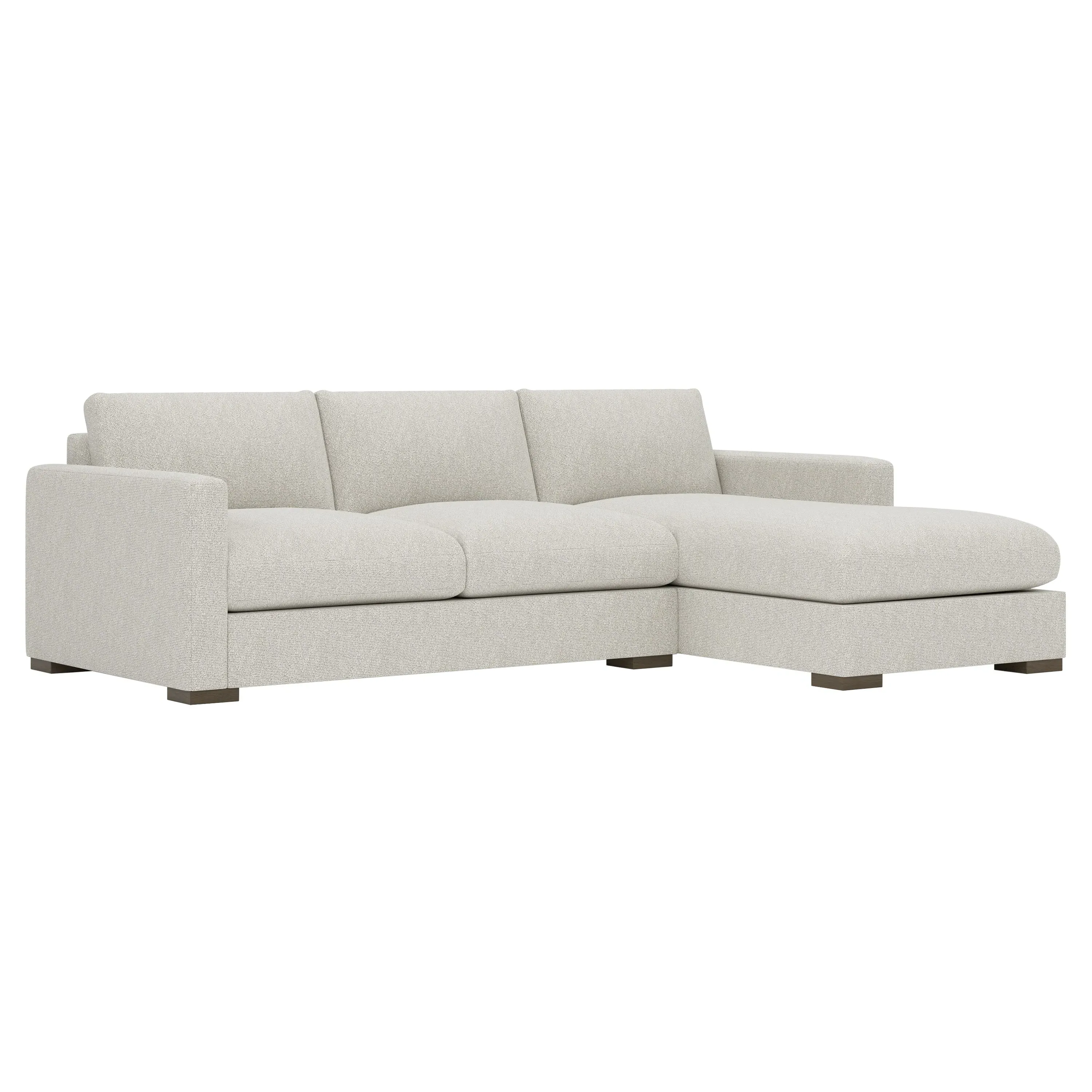 Curtis Left Chaise Sectional - Alabaster image