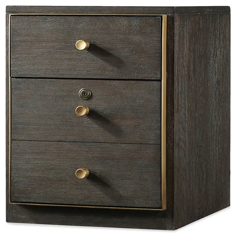 Curtis Office Cabinet - Brown, Oak image