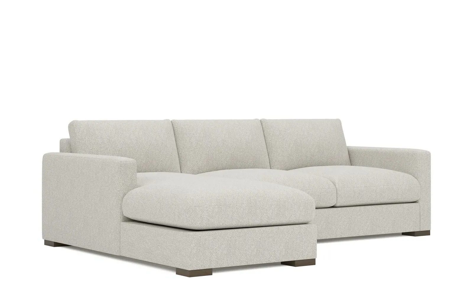 Curtis Right Chaise Sectional - Alabaster