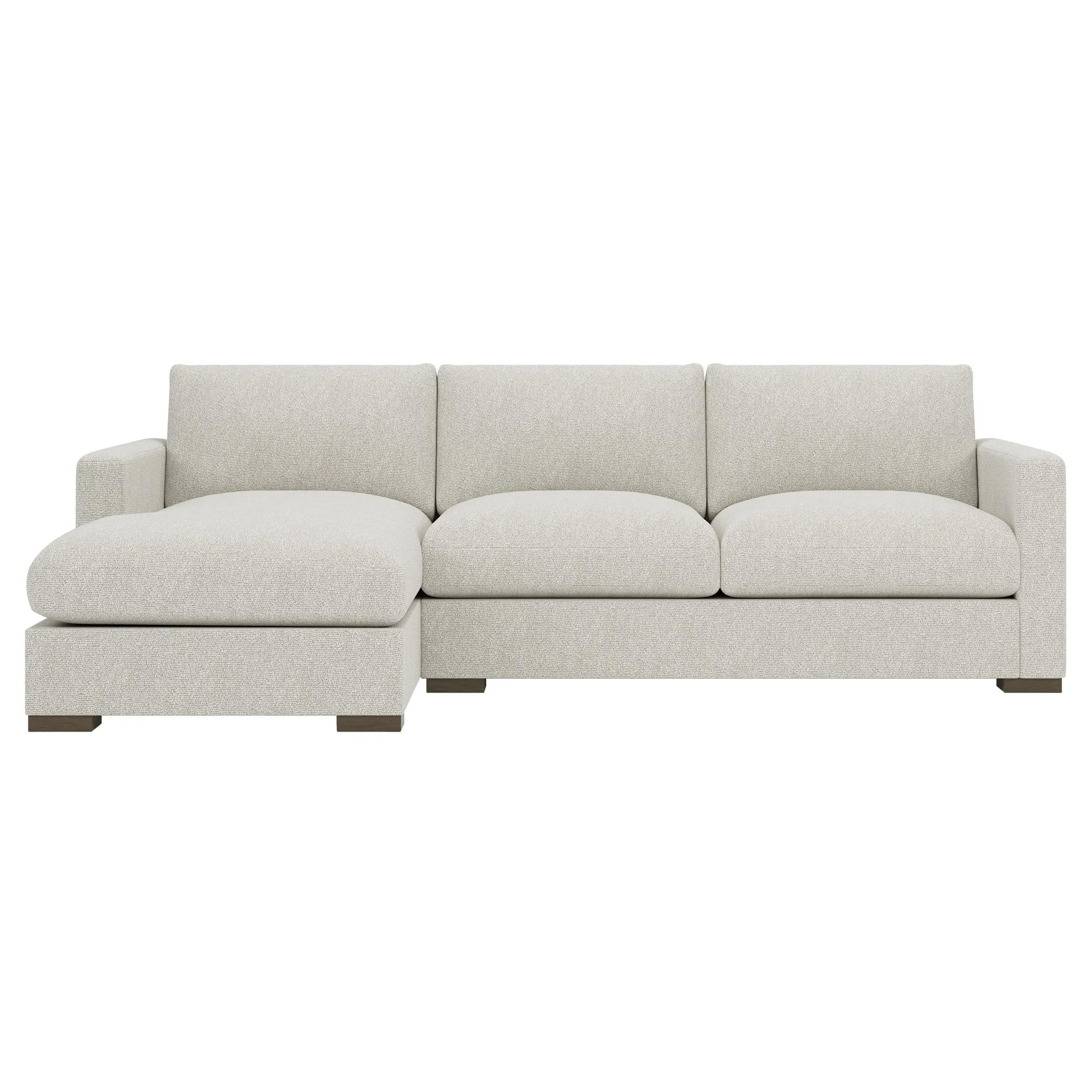 Curtis Right Chaise Sectional - Alabaster