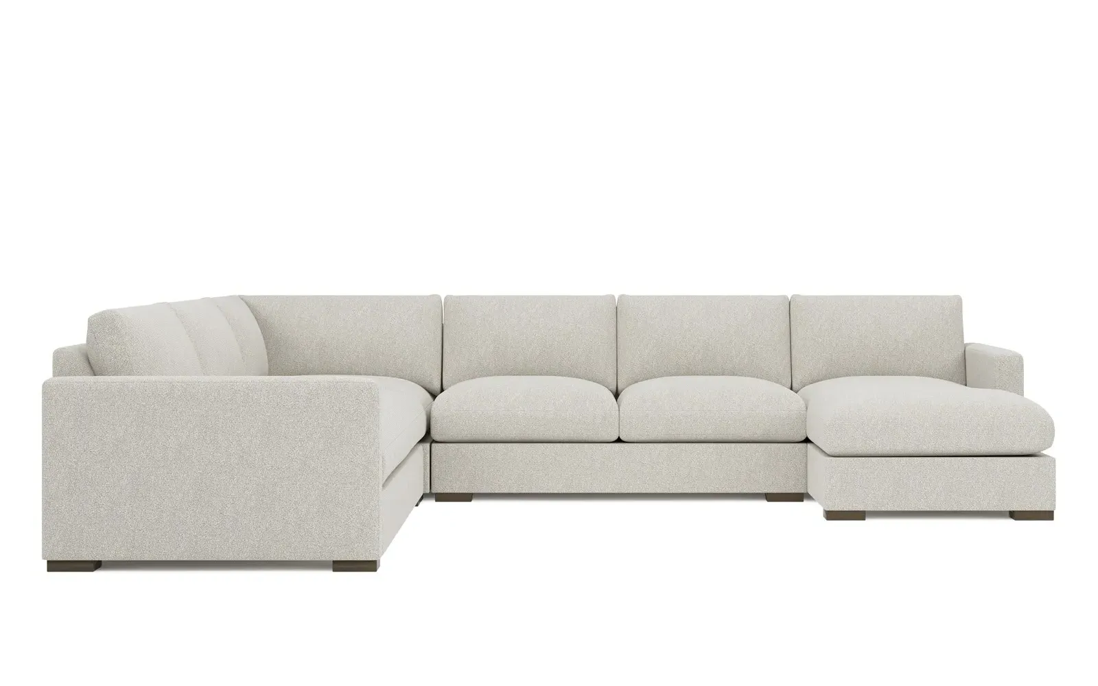 Curtis U-Chaise Sectional with Left Chaise - Alabaster