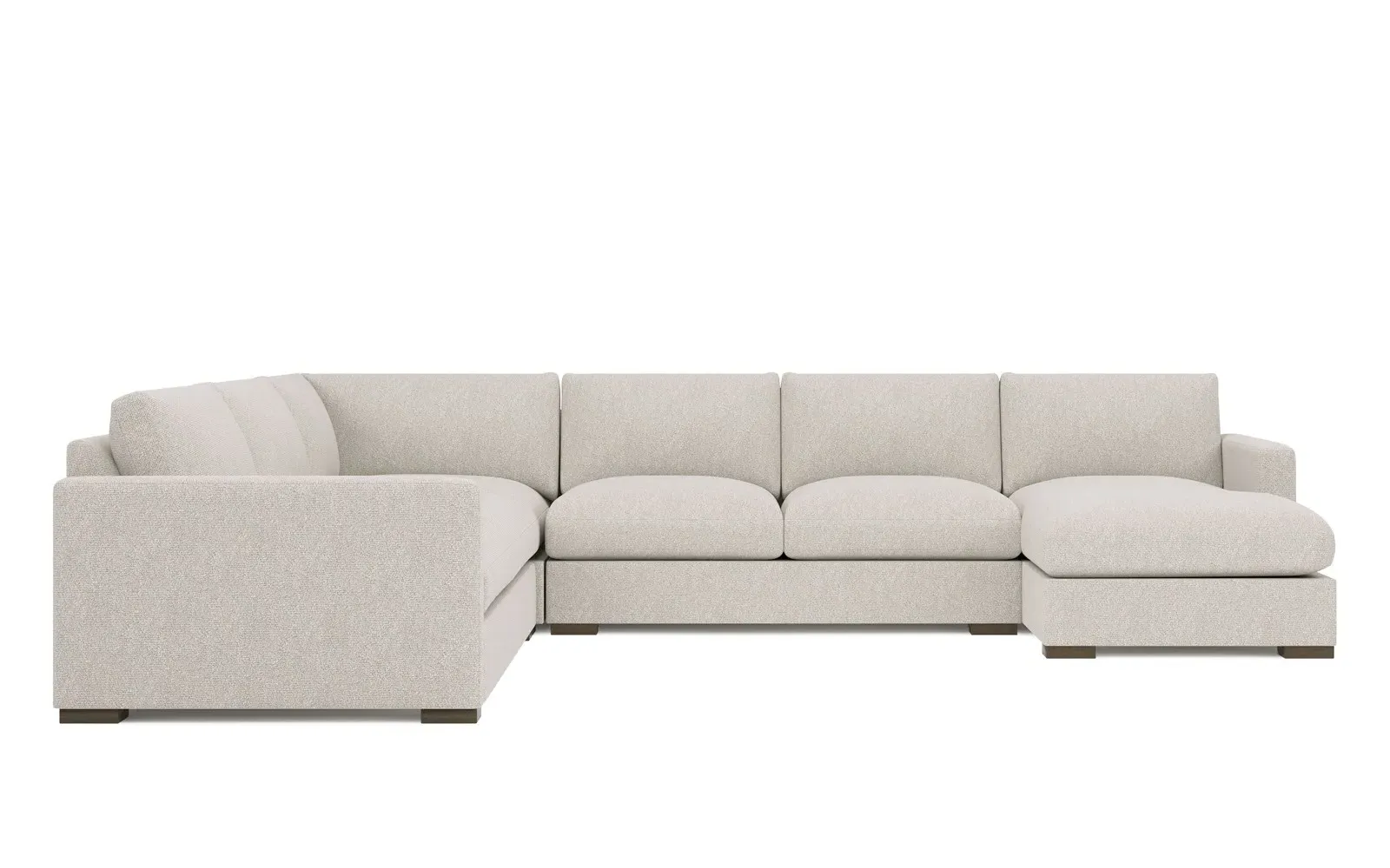 Curtis U-Chaise Sectional with Left Chaise - Mallard Green
