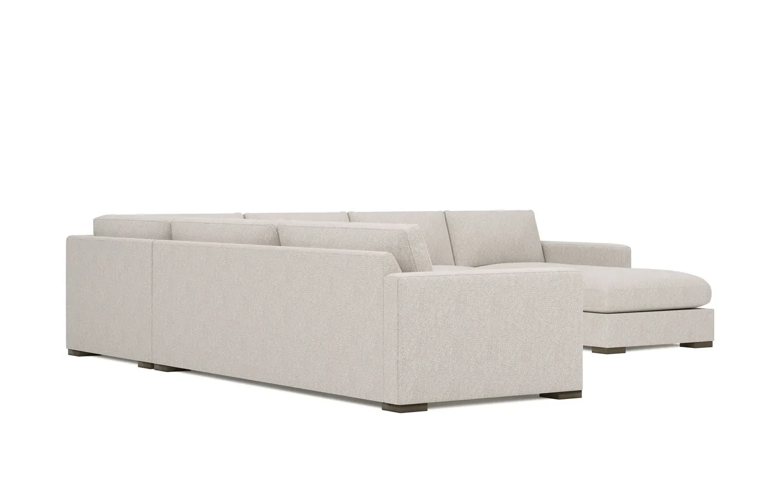 Curtis U-Chaise Sectional with Left Chaise - Spanish Moss