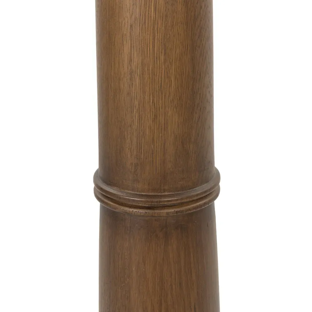 Dacia Column Floor Lamp - Brown, Oak