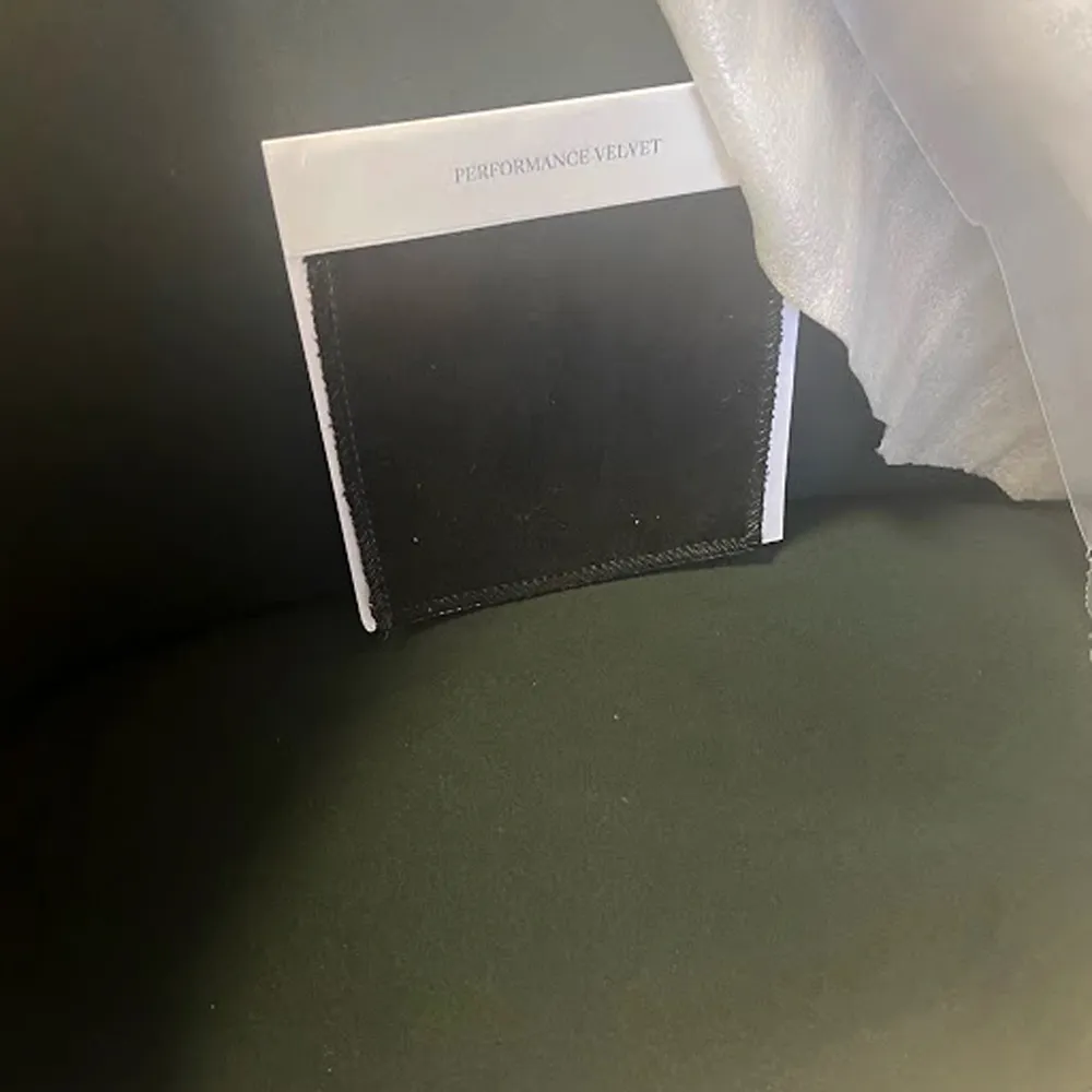 Daire Square Swivel Arm Chair - Smoke, Velvet