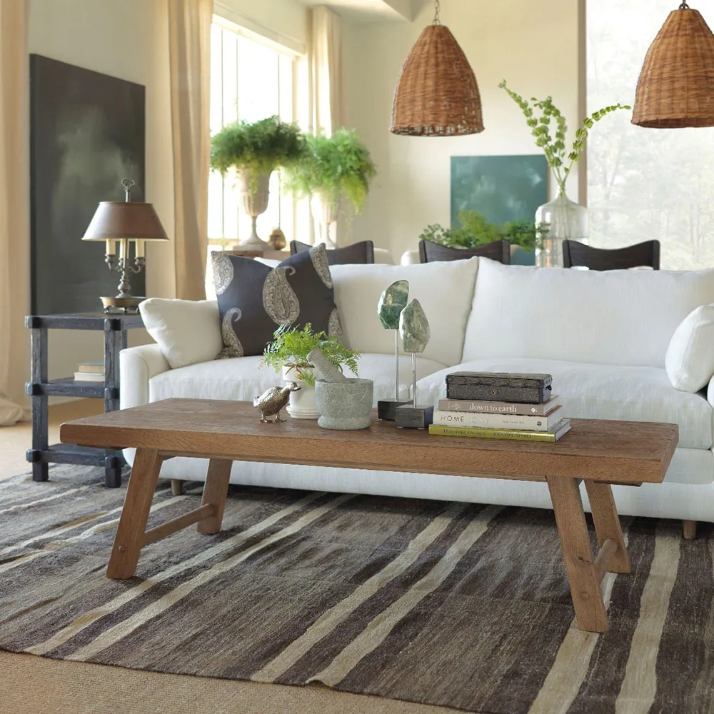 Dais Rectangular Coffee Table - Brown, Oak