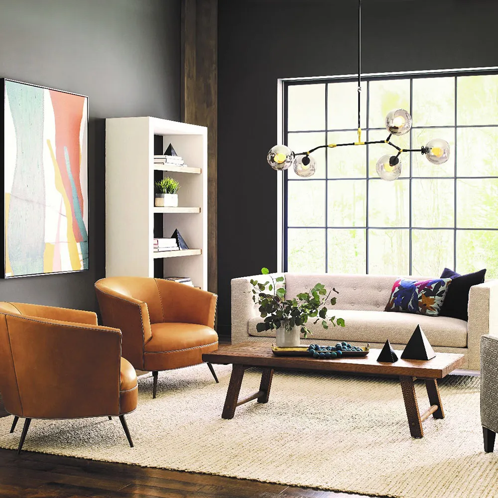 Dais Rectangular Coffee Table - Brown, Oak