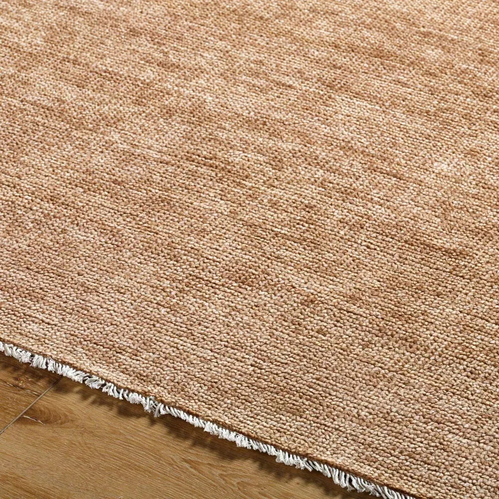 Dakota Hand Knotted Rug - Brown, Wool