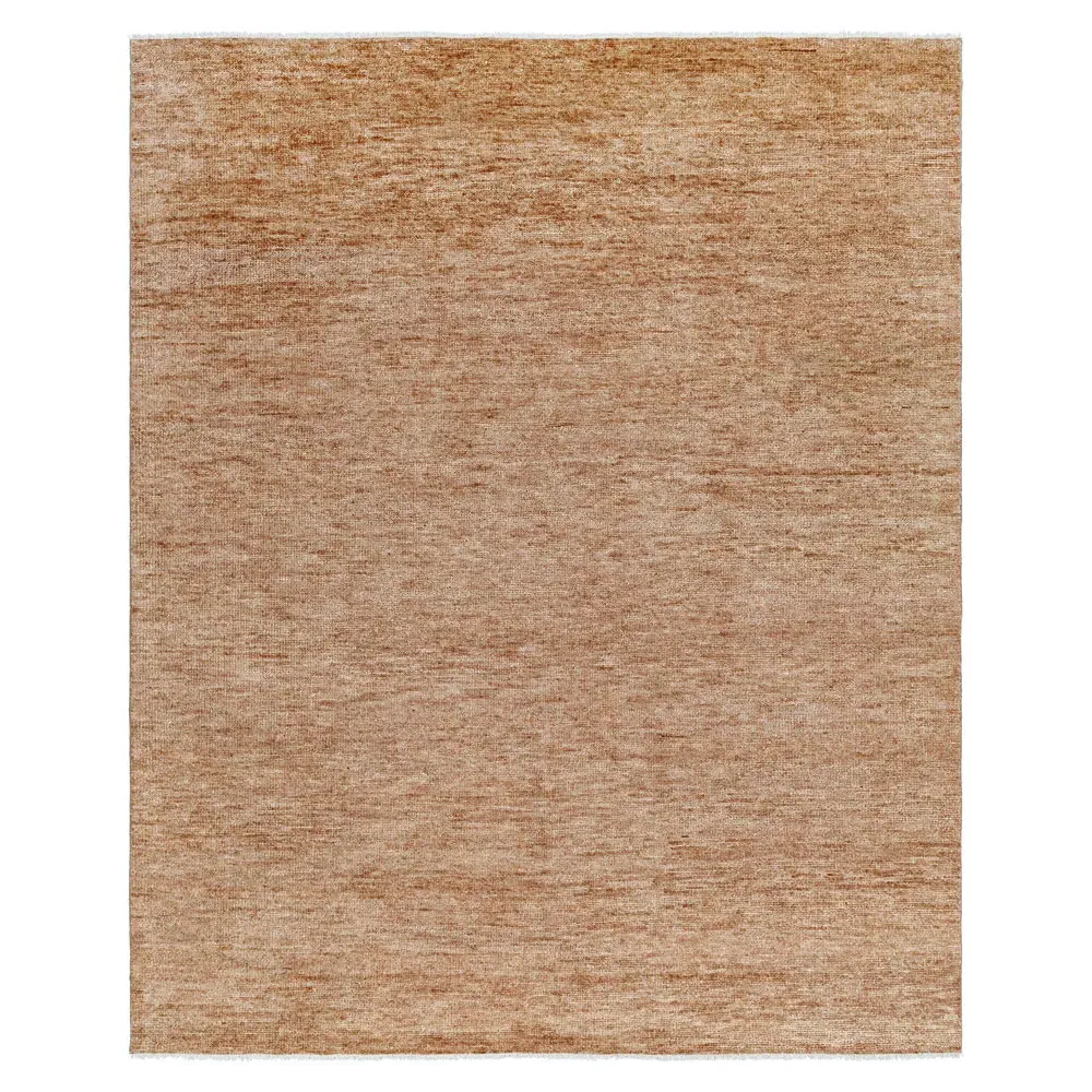 Dakota Hand Knotted Rug - Brown, Wool