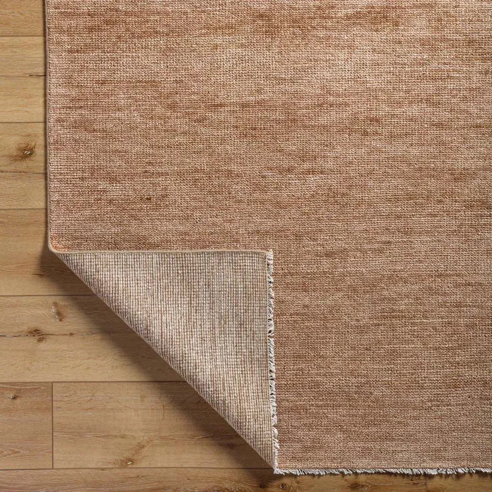 Dakota Hand Knotted Rug Sample - Brown, Wool