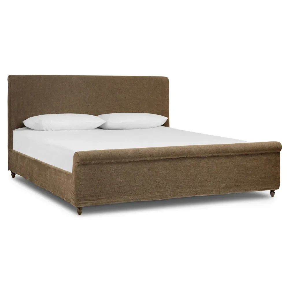 Dalia Queen Size Bed Frame - Coffee, Parawood