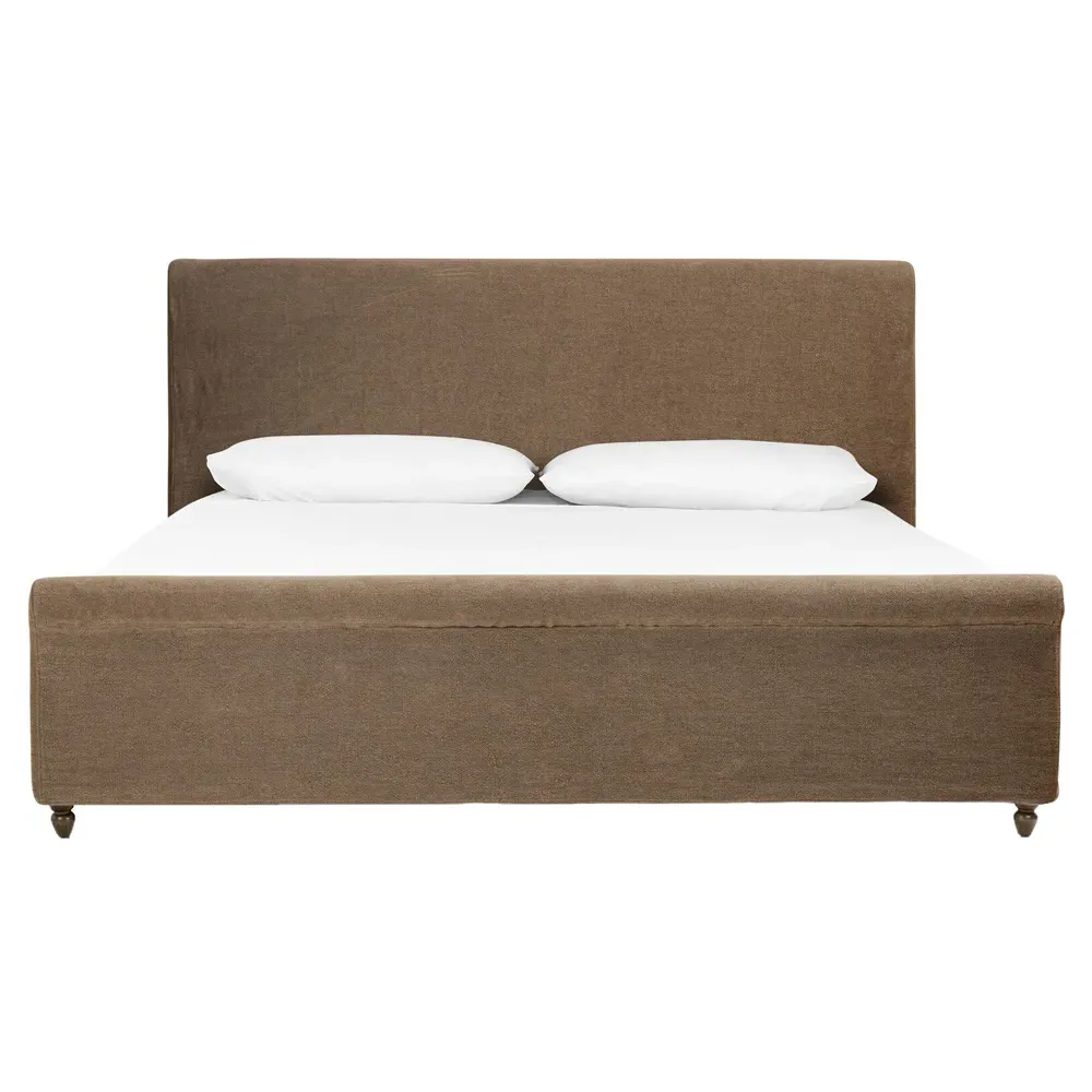 Dalia Queen Size Bed Frame - Coffee, Parawood image