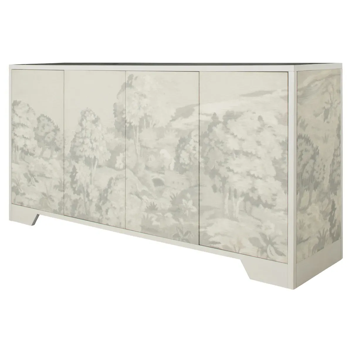 Daliyah Tapestry Sideboard - Cream, Ash Wood