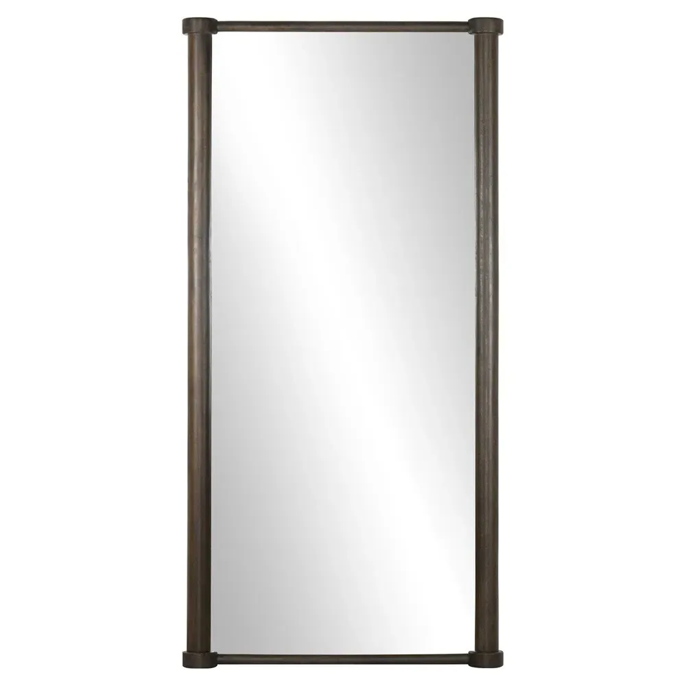 Daltry Full Length Floor Mirror - Brown, Mango Wood