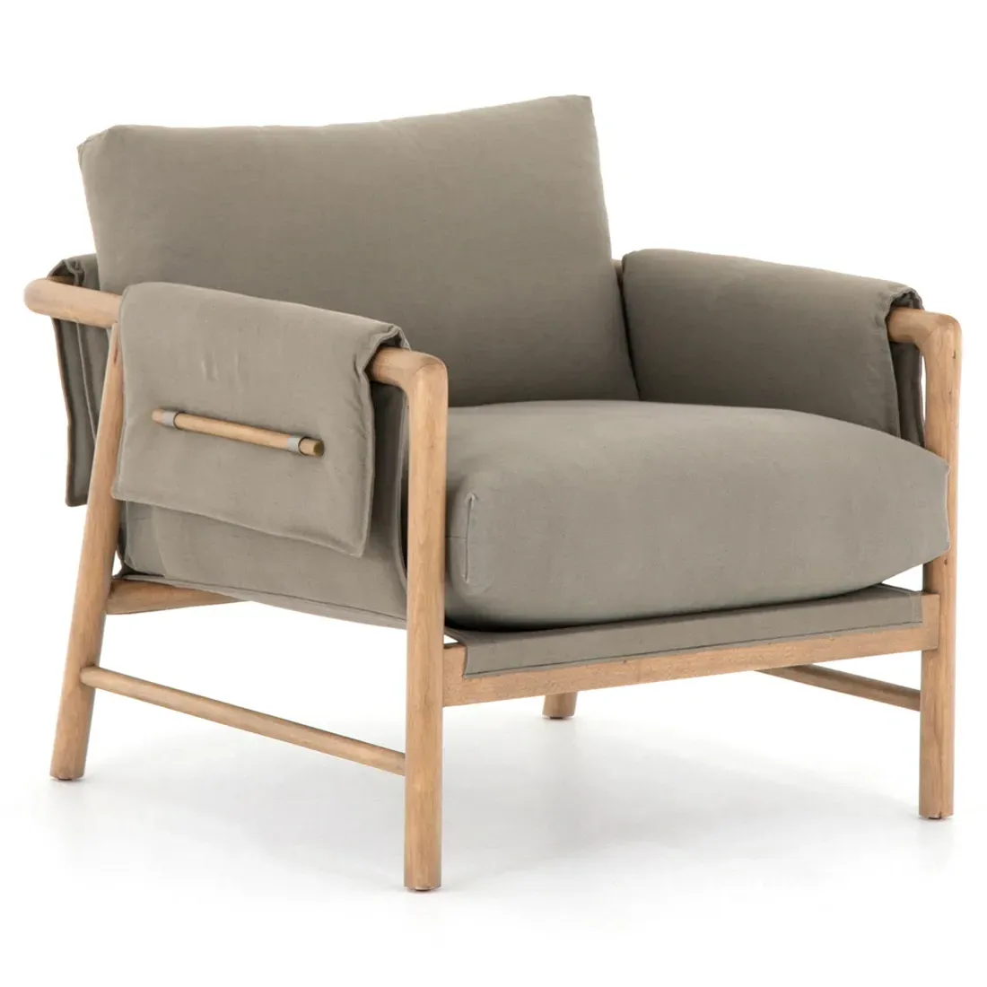 Damian Arm Chair - Olive, Parawood