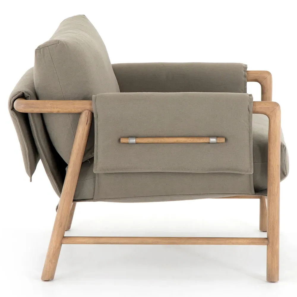 Damian Arm Chair - Olive, Parawood