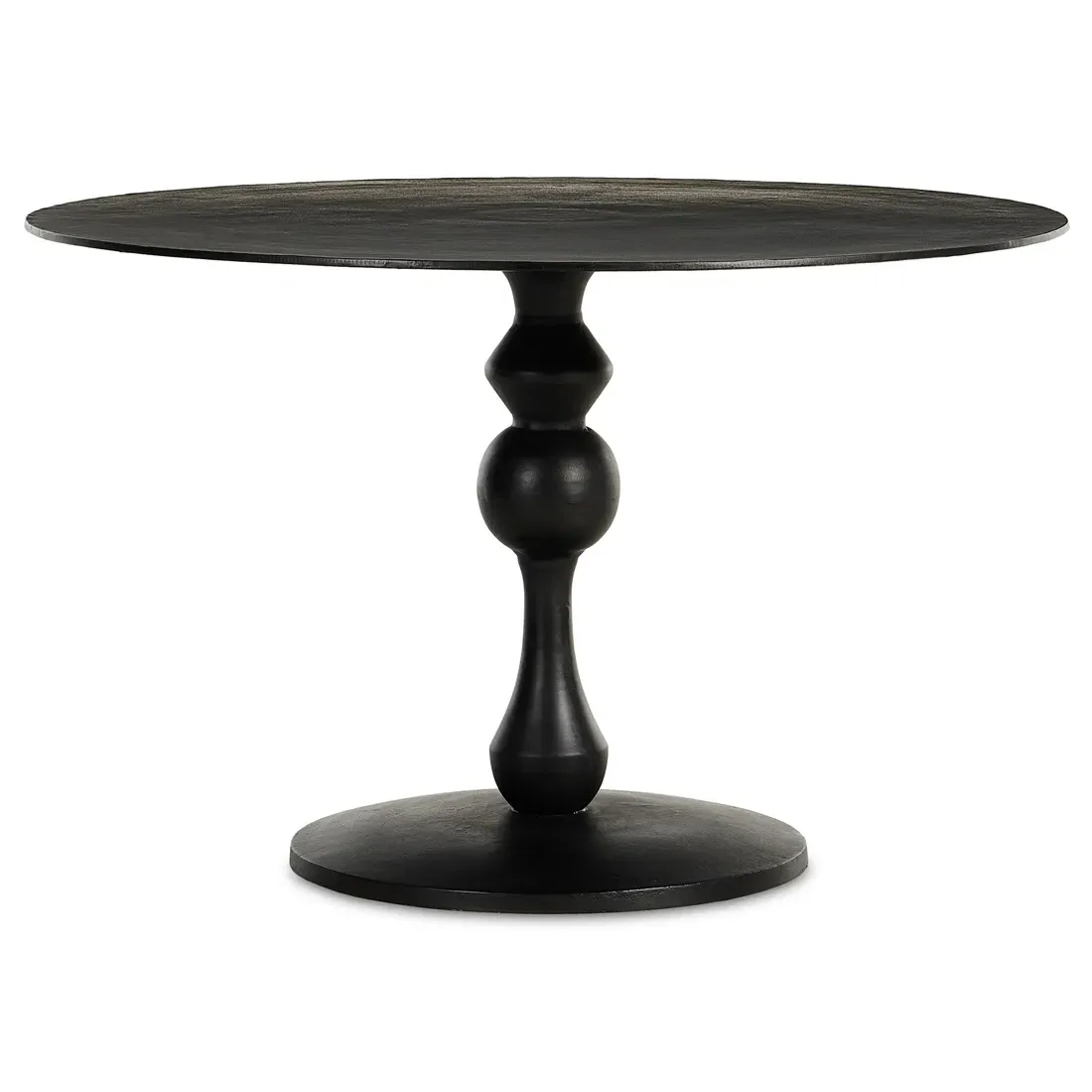 Daniel Round Bistro Dining Table - Black, Aluminum