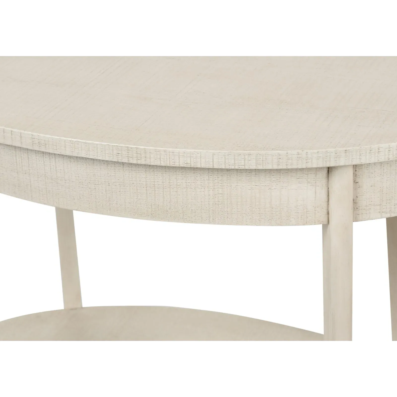 Daniella Oval Side Table - Brown, Wood