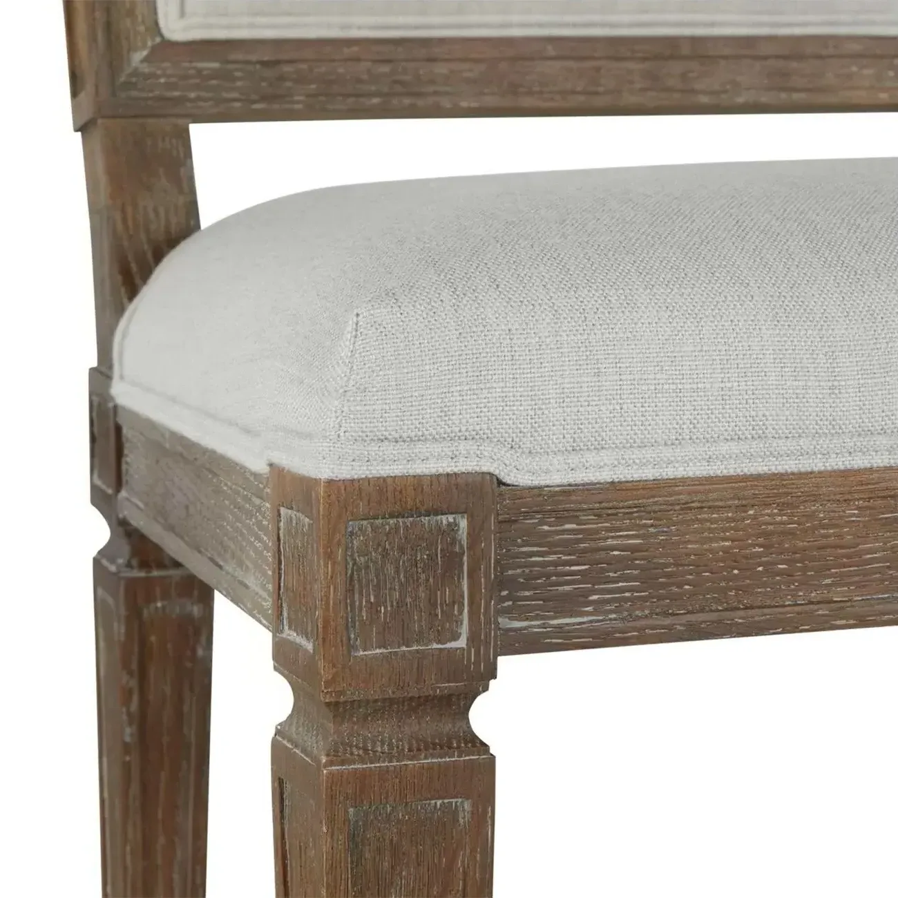 Danielle Dining Chair - White, Oak