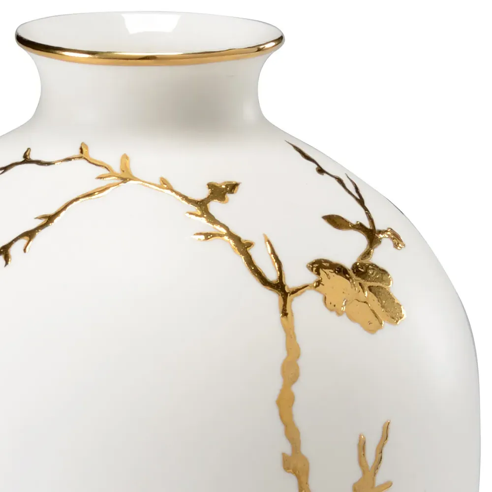 Danika Bud Table Vase - White, Porcelain