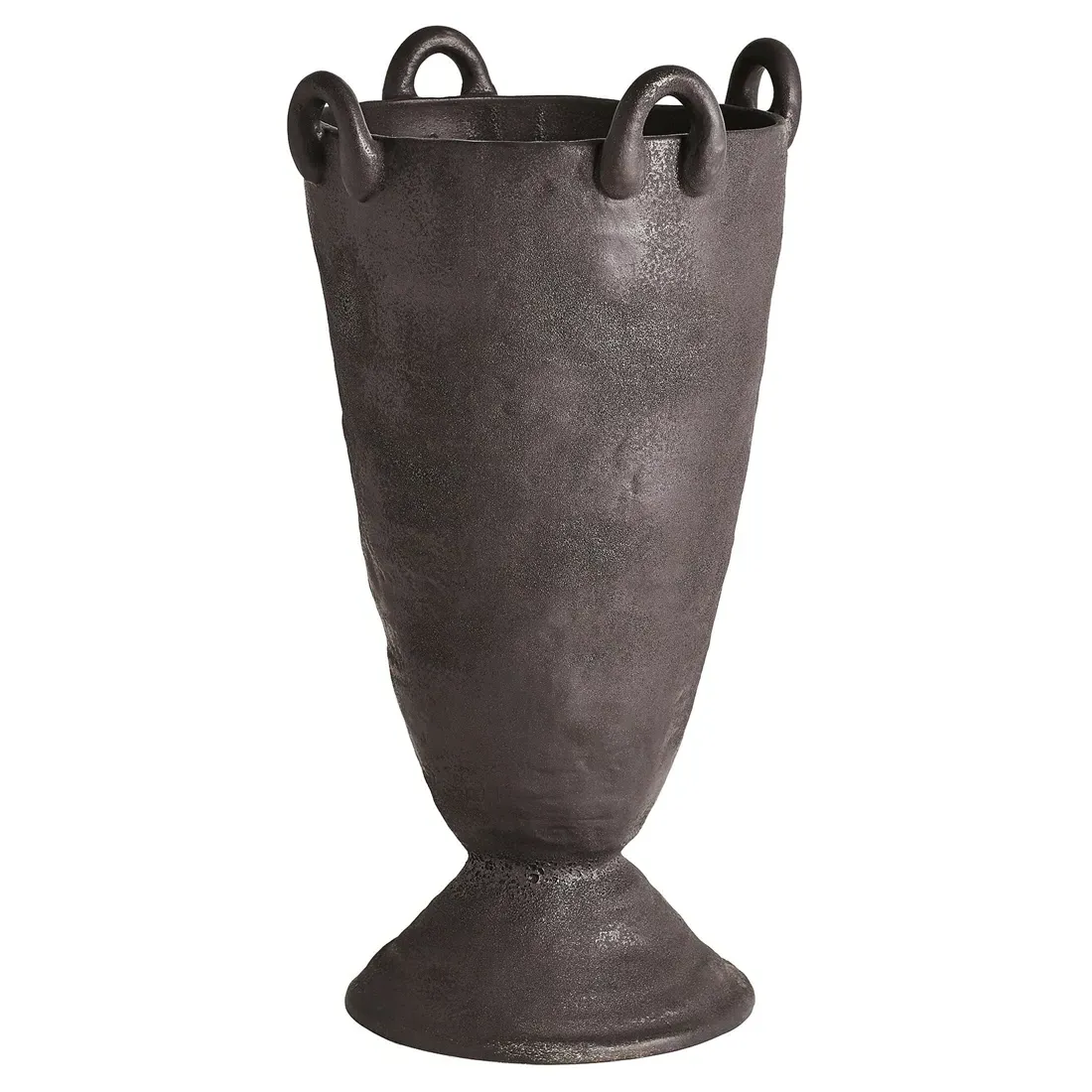 Dante Decorative Table Vase - Black, Ceramic