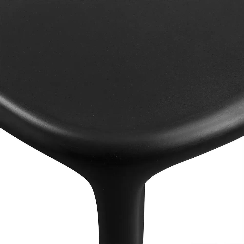 Dante Square Outdoor Coffee Table - Black, Concrete