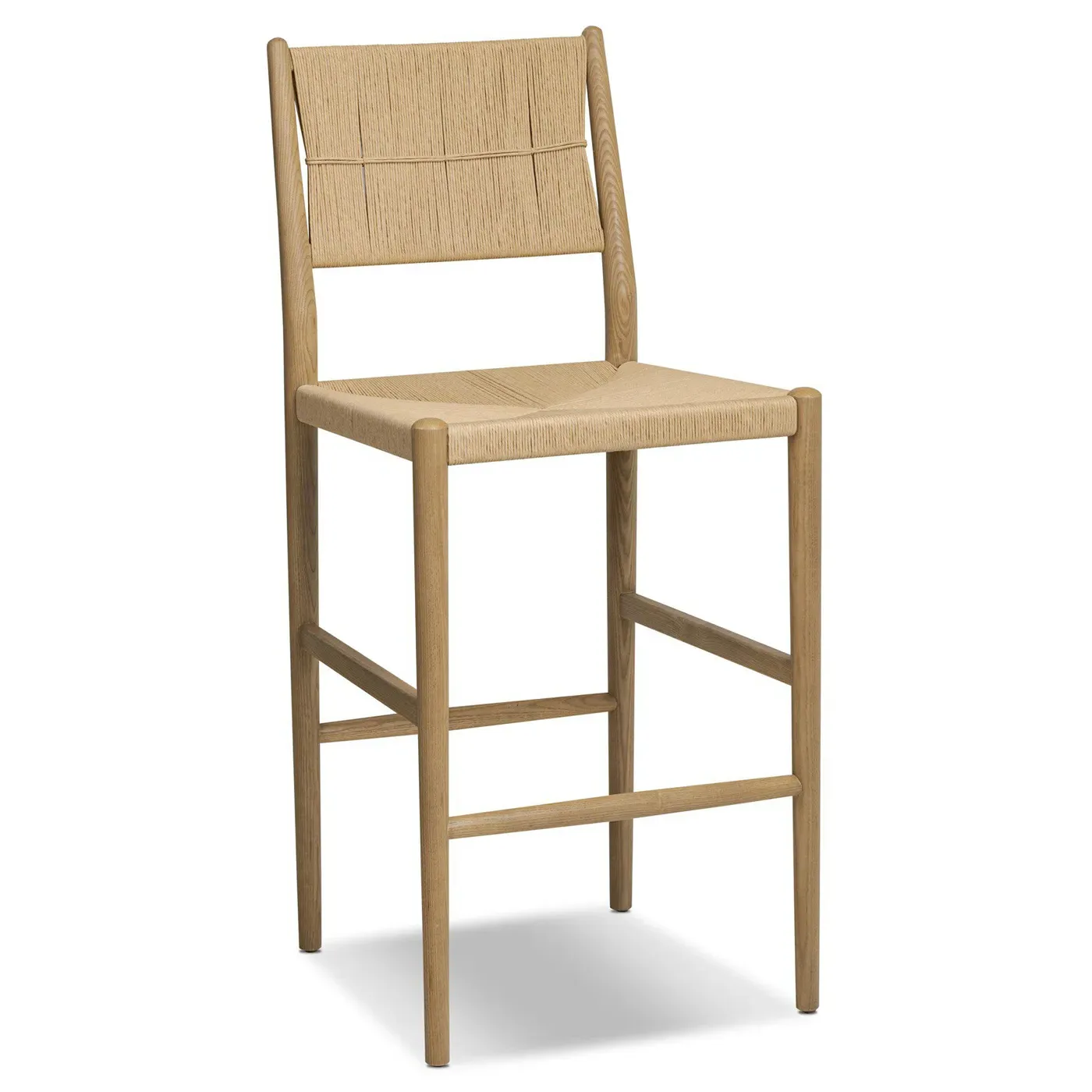 Dara Bar Stool - Natural, Paper Cord