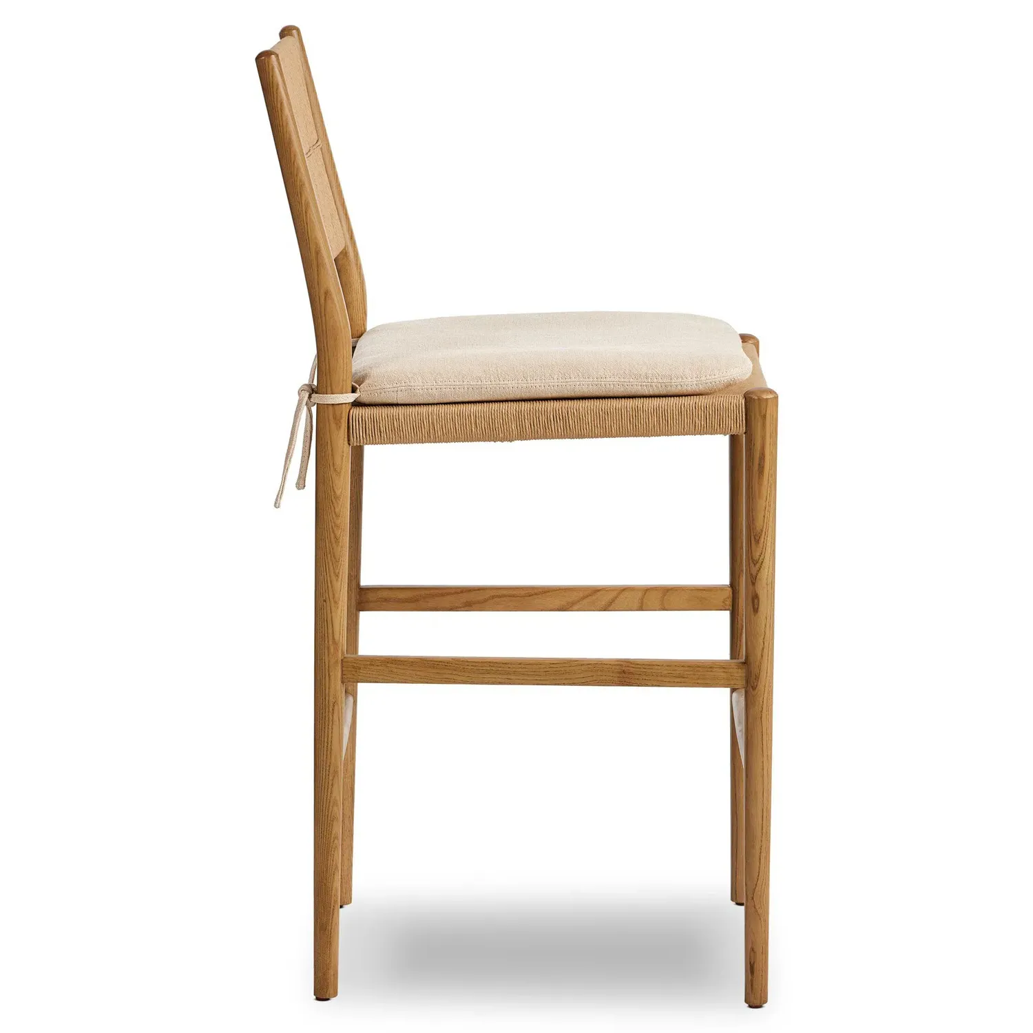 Dara Broadway Dune Bar Stool - Linen, Ash