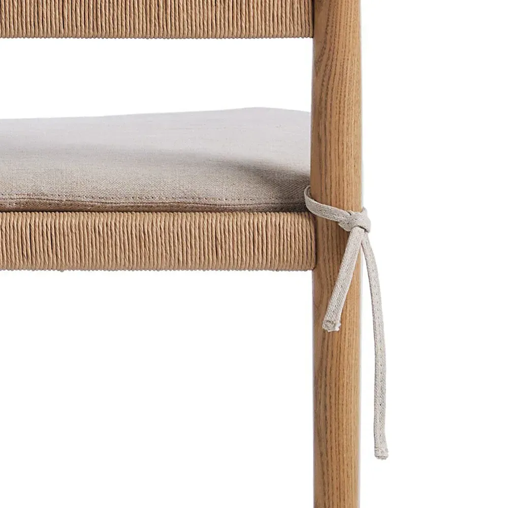 Dara Broadway Dune Counter Stool - Linen, Ash