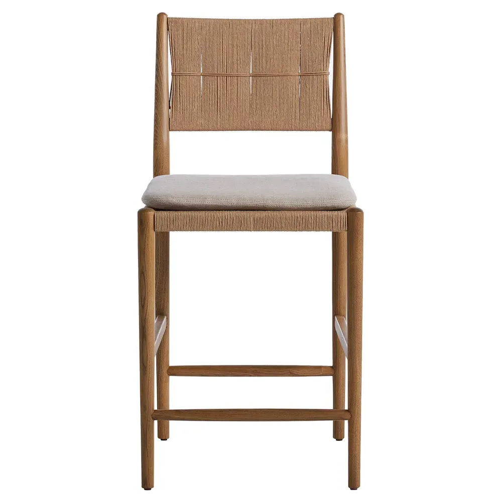 Dara Broadway Dune Counter Stool - Linen, Ash