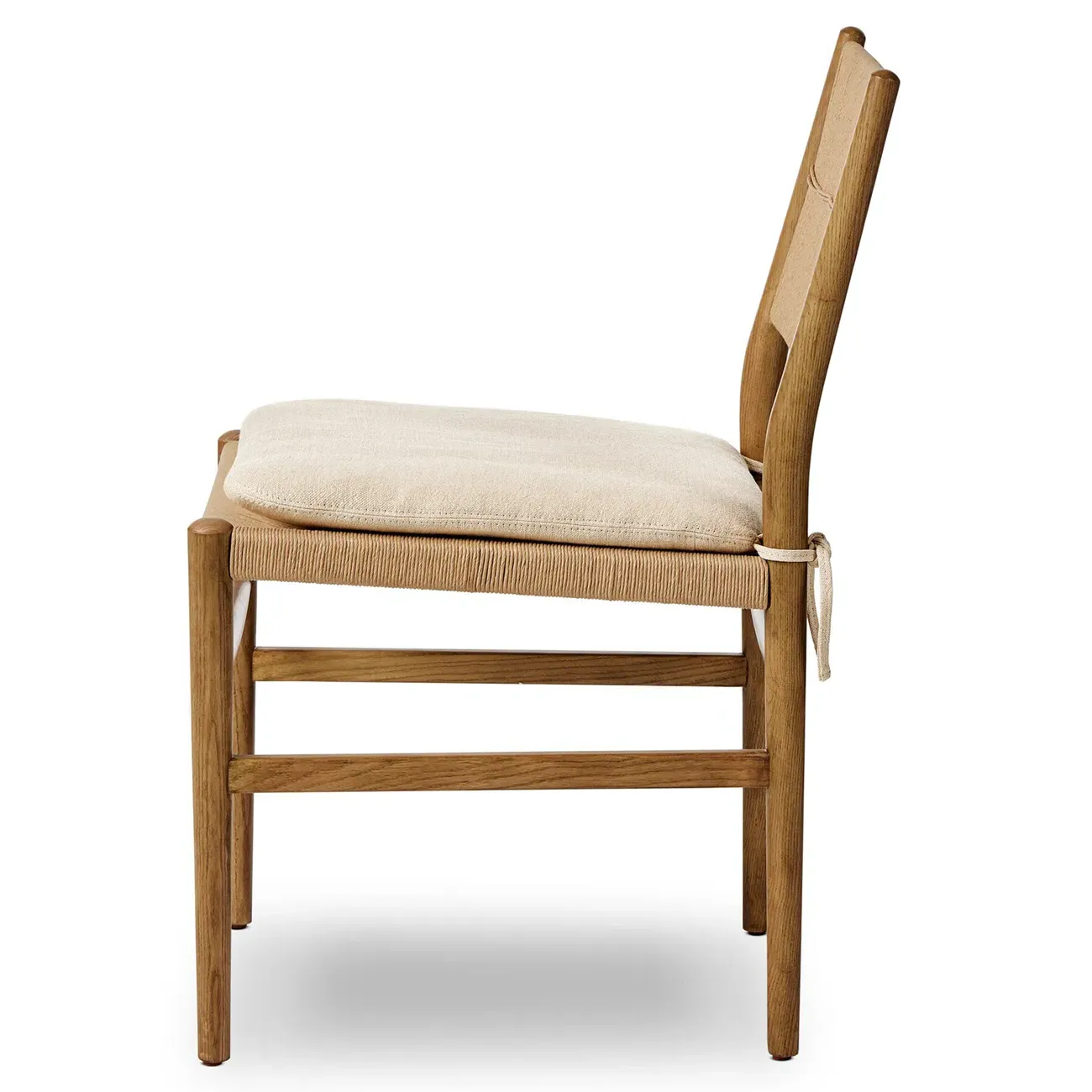 Dara Broadway Dune Dining Chair - Linen, Ash