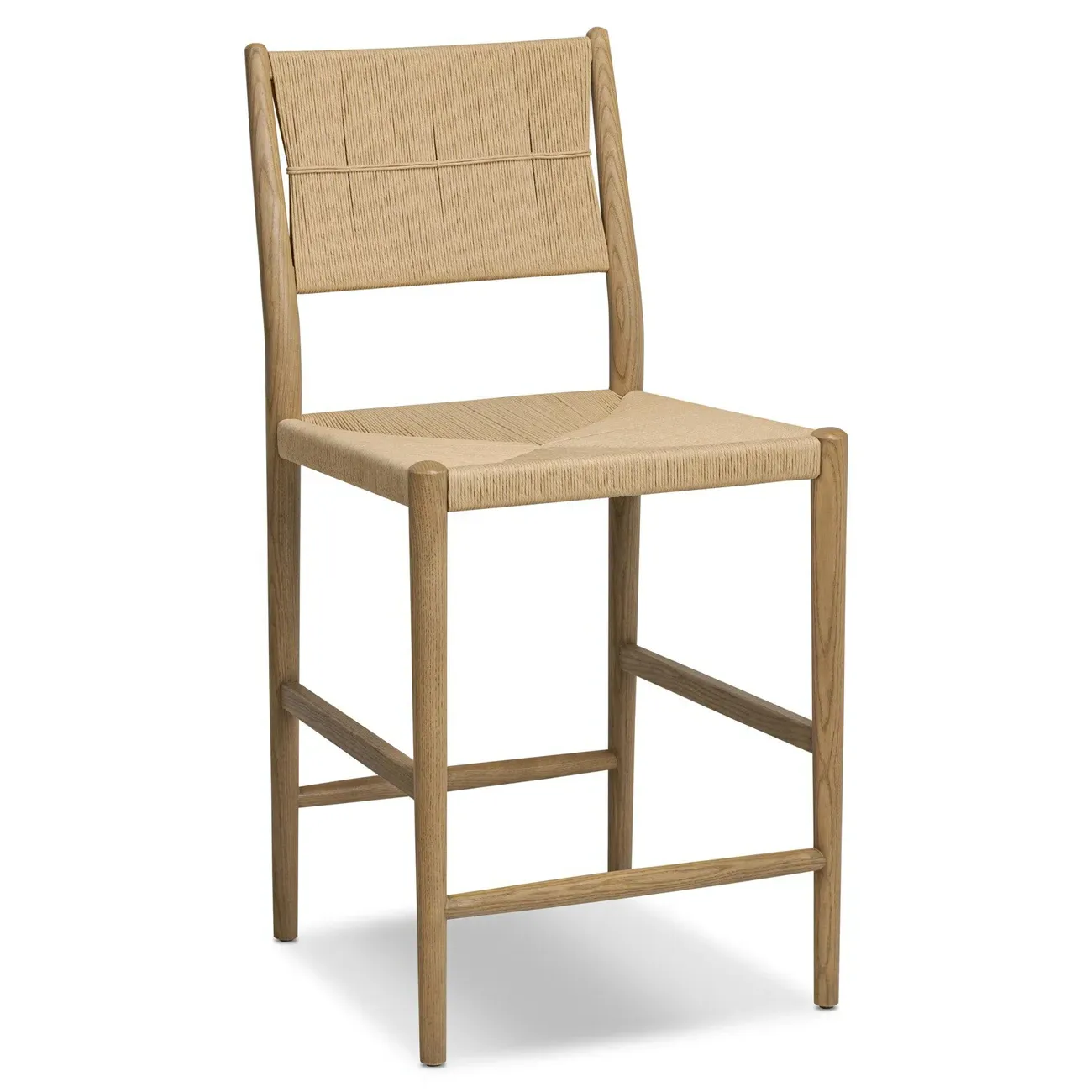 Dara Counter Stool - Natural, Paper Cord