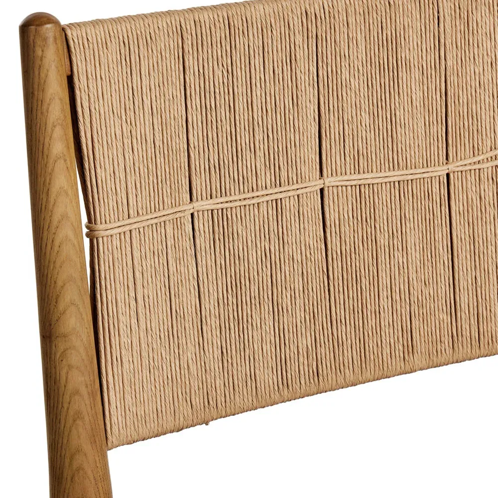 Dara Dining Chair with Leather Cushion - Dulane Mahogany, Ash