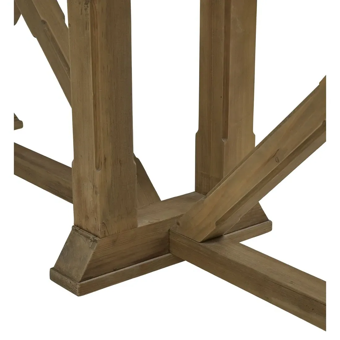 Darci Rectangular Console Table - Brown, Reclaimed Wood