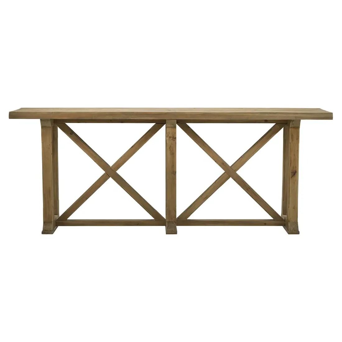 Darci Rectangular Console Table - Brown, Reclaimed Wood image