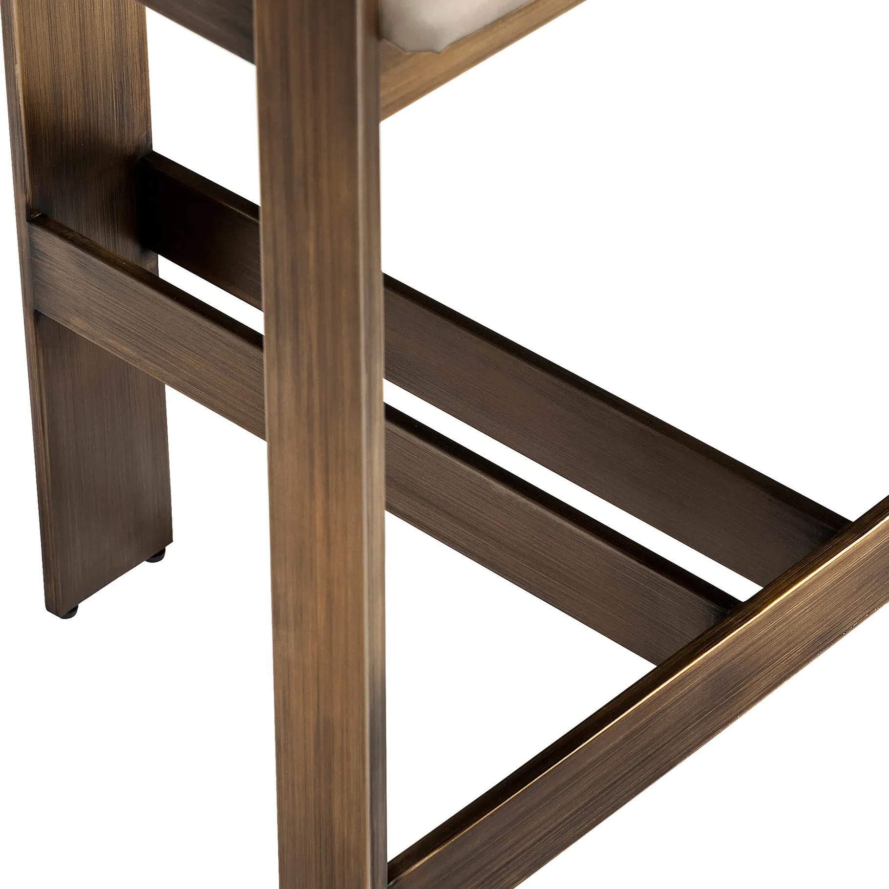 Darcy Counter Stool - Taupe, Leather
