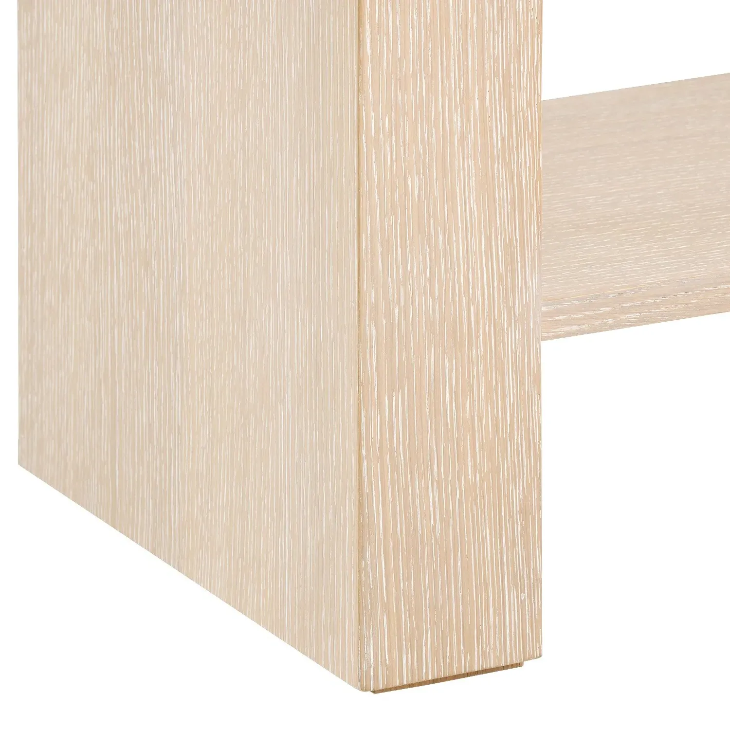 Dario Console Table - Sand, Cerused Oak