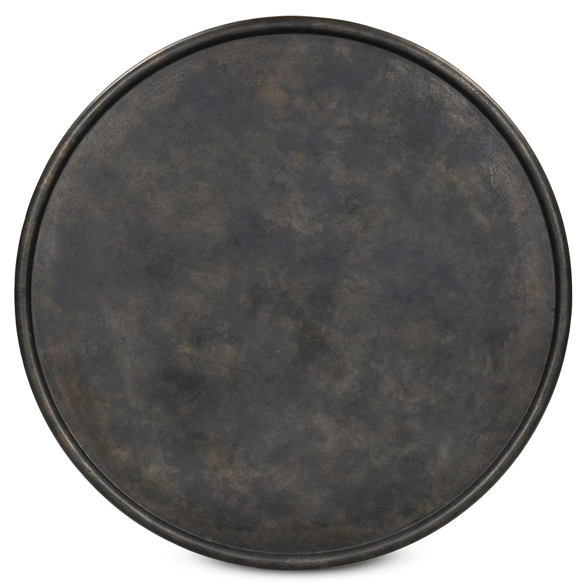 Dario Round Coffee Table - Bronze, Aluminum