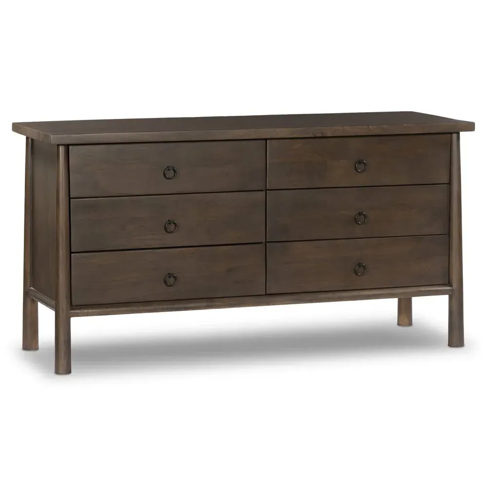 Darius Double Dresser - Brown, Mango Wood