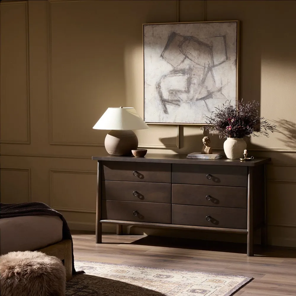 Darius Double Dresser - Brown, Mango Wood